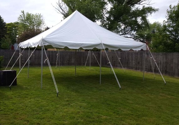 20x20 Pole Tent